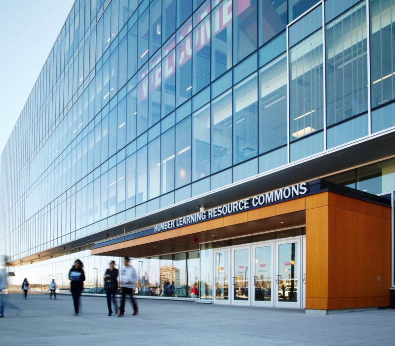 Humber College Learning Resource Commons building